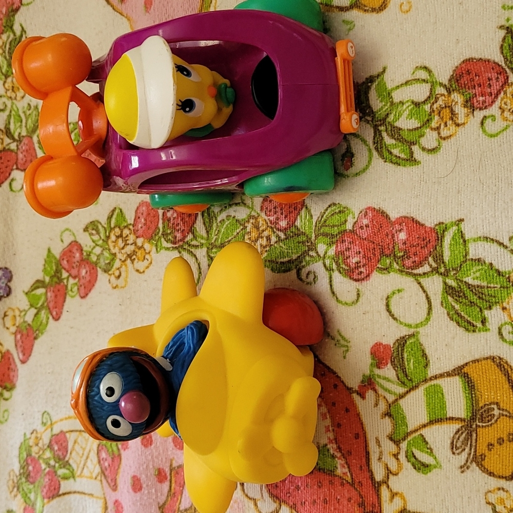 Vintage Tweety and Sesame Street Cars
